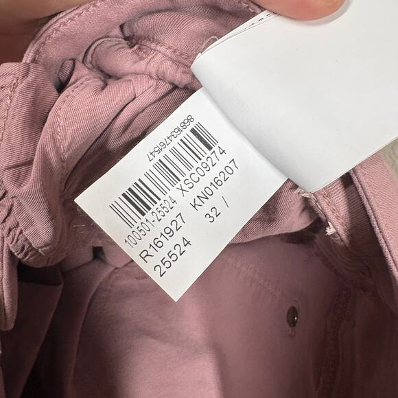 Mavi Womens 32 Adriana Ankle Zip Mid Rise Super Skinny Jeans Rose Twill Pink - Picture 13 of 13